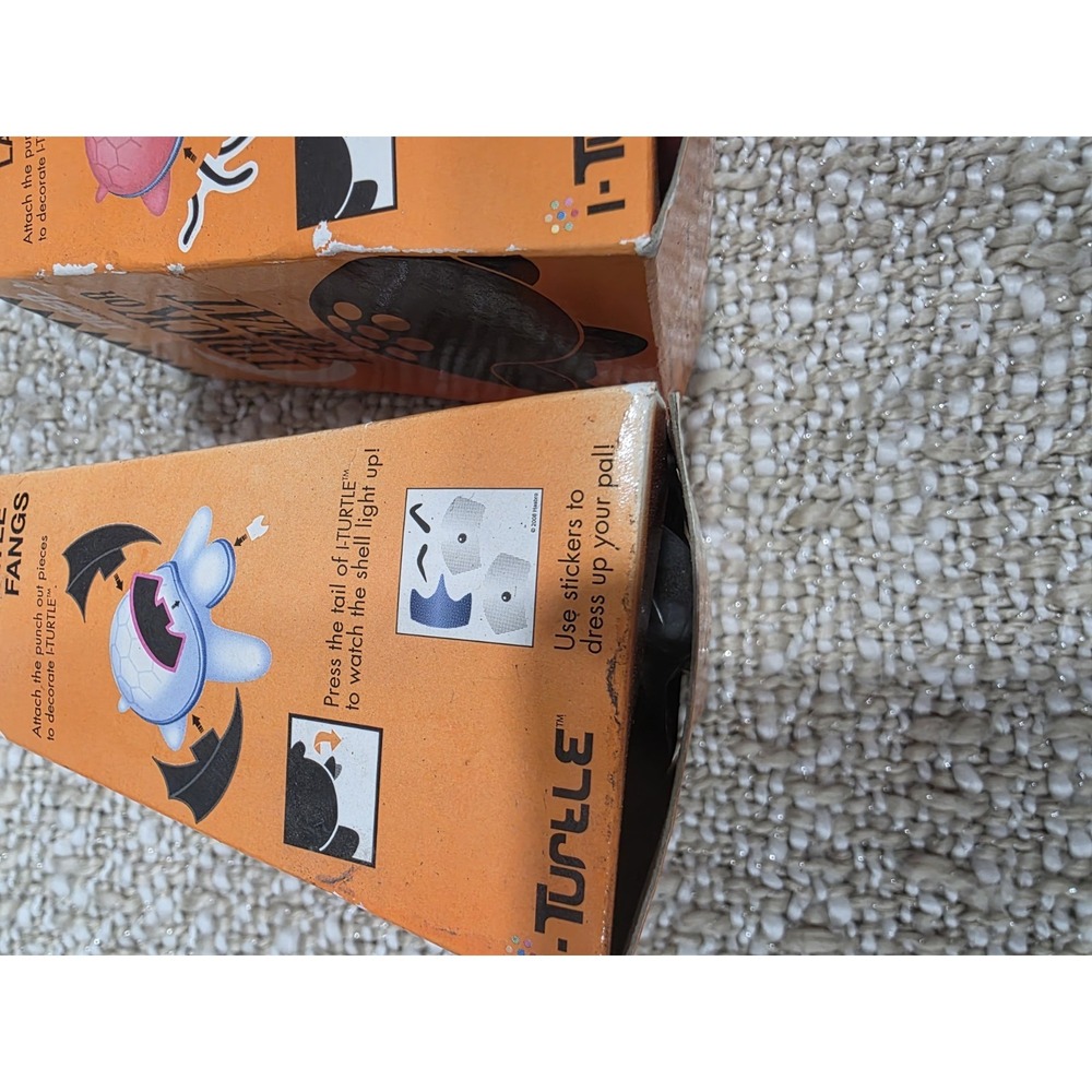 Brand New RARE 2008 Burger King I-TURTLE "Trick or Treat" Complete Set of 2 - Picture 4 of 8